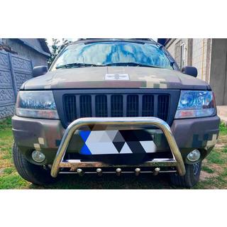 Bullbar WT004 (RVS) Jeep Grand Cherokee WJ 1999–2004 foto 2