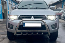 Mitsubishi L200 2006–2015 Bullbar WT004 (RVS) foto 2