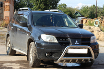 Mitsubishi Outlander 2001–2006 Bullbar WT003 (RVS) foto 4