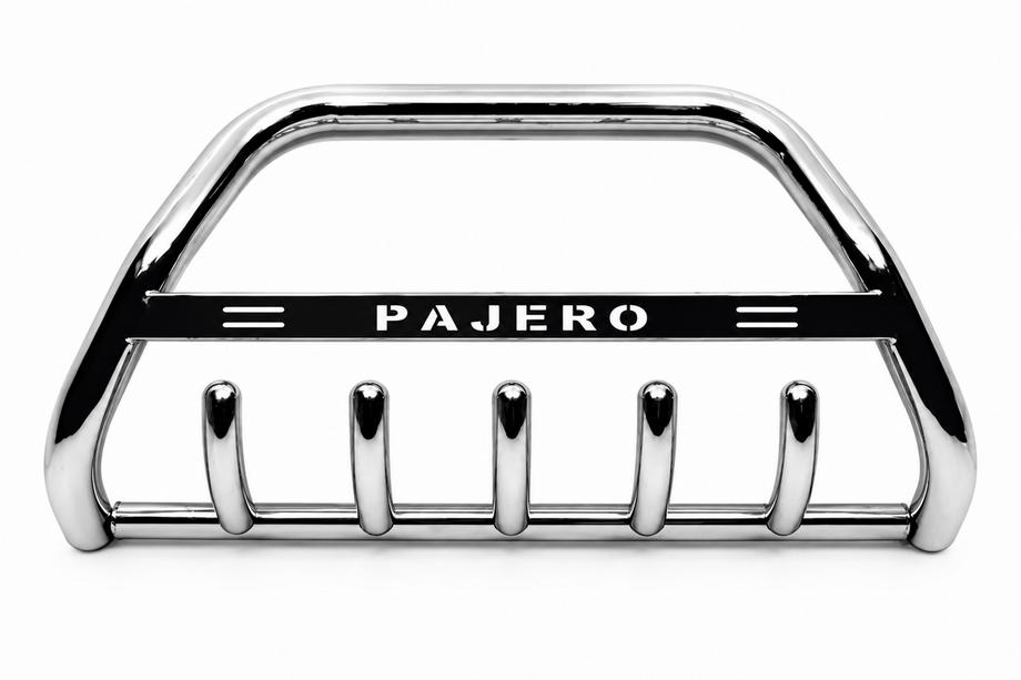 Mitsubishi Pajero Sport 2008–2015 Bullbar WT004 (RVS) Image