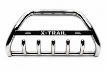 Nissan X-trail T31 2007–2014 Bullbar WT004 (RVS) foto 2