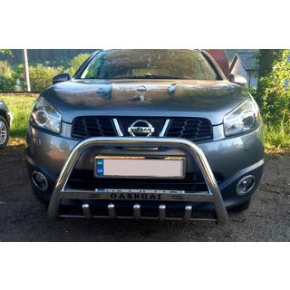 Bullbar WT004 (RVS) Nissan Qashqai 2007–2010 foto 1