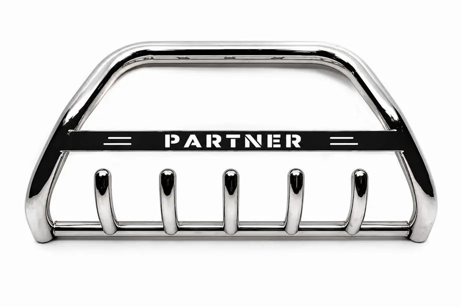 Peugeot Partner Tepee 2008–2018 Bullbar WT004 (RVS) Image