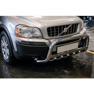 Bullbar WT004 (RVS) Volvo XC90 2002–2014 foto 4