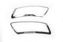 Audi A6 C6 2004–2011 Chroom koplamp sierlijsten (2 stuks) foto 2