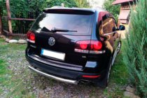 Volkswagen Touareg 2002–2010 Achterbeschermbeugel AK002 (2 stuks, RVS) foto 2