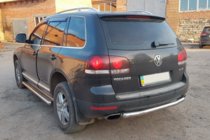 Volkswagen Touareg 2002–2010 Achterbeschermbeugel AK002 (2 stuks, RVS) foto 4