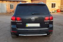 Volkswagen Touareg 2002–2010 Achterbeschermbeugel AK002 (2 stuks, RVS) foto 5