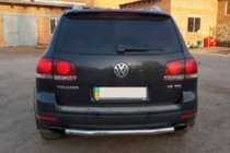 Volkswagen Touareg 2002–2010 Achterbeschermbeugel AK002 (2 stuks, RVS) foto 6
