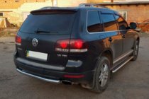 Volkswagen Touareg 2002–2010 Achterbeschermbeugel AK002 (2 stuks, RVS) foto 8