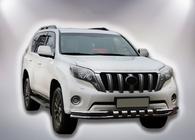 Toyota Land Cruiser Prado 150 2009–2023 RVS voorbumperbescherming F3-31 foto 3
