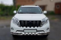 Toyota Land Cruiser Prado 150 2009–2023 RVS voorbumperbescherming F3-31 foto 5