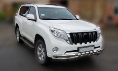 Toyota Land Cruiser Prado 150 2009–2023 RVS voorbumperbescherming F3-31 foto 6