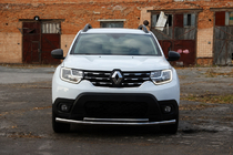 Dacia Duster 2018–2024 RVS frontbescherming F3-10 foto 2