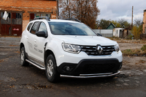 Dacia Duster 2018–2024 RVS frontbescherming F3-10 foto 3