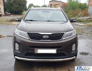 Kia Sorento II XM 2009–2014 Frontbescherming ST008 (2013-2015, RVS) foto 3
