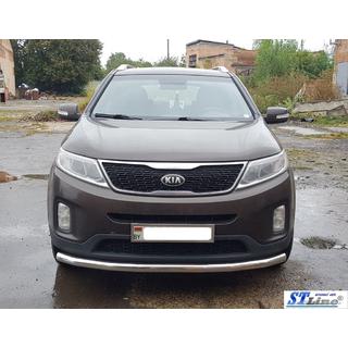 Frontbescherming ST008 (2013-2015, RVS) Kia Sorento II XM 2009–2014 foto 3