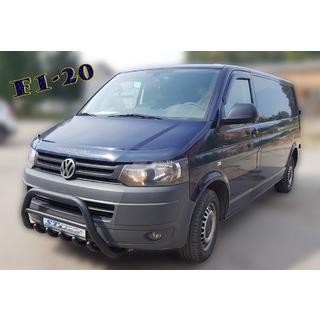 Bullbar WT003 Black (RVS) Volkswagen T5 2010–2015 foto 2