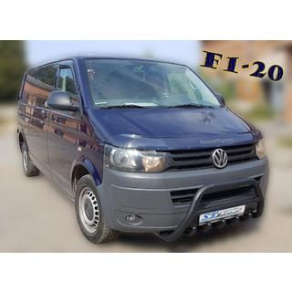 Bullbar WT003 Black (RVS) Volkswagen T5 2010–2015 foto 3