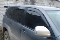 Toyota Land Cruiser Prado 120 2002–2009 Raamdeflectoren (4 stuks, HIC) foto 11