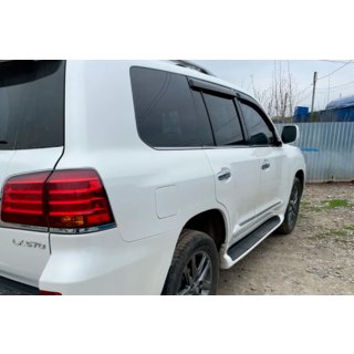 Raamwindschermen 8 cm (set 4 stuks, HIC) Lexus LX570/450d 2008–2022 foto 2