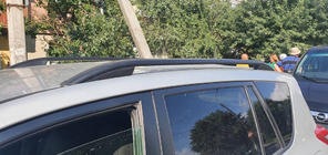 Toyota Rav 4 2006–2013 Dakrails Skyport (zwart) foto 4