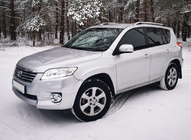 Toyota Rav 4 2006–2013 Dakrails Skyport (grijs) Korte wielbasis foto 1