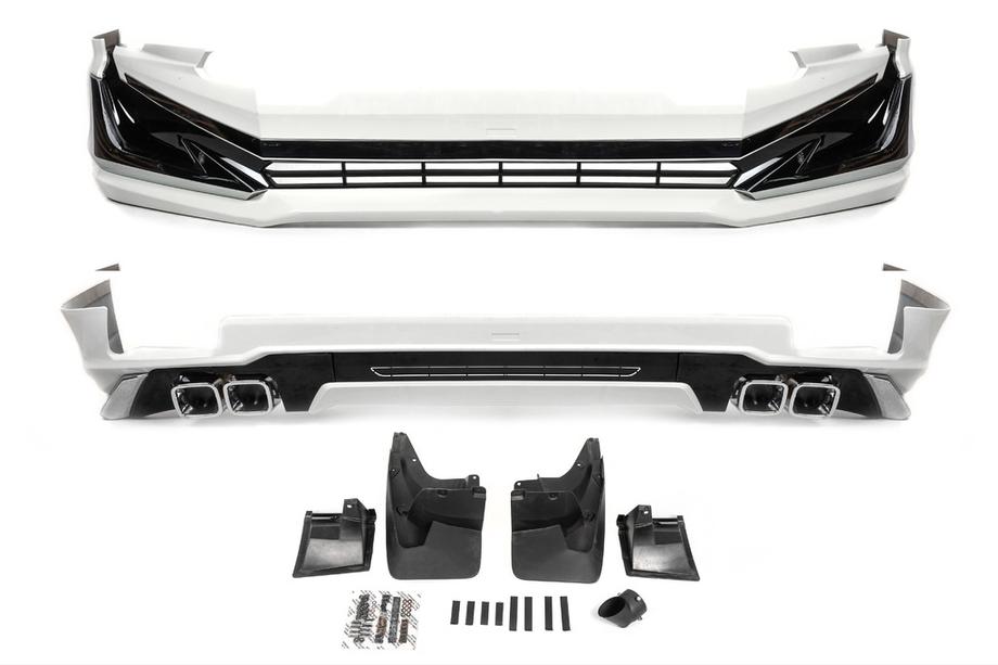 Toyota Land Cruiser Prado 150 2009–2023 Voor- en achterbumperlippen Modelista V1 (2017-) Image