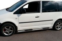 Volkswagen Caddy 2015–2020 Sidebars BB002 (set van 2, RVS) foto 3