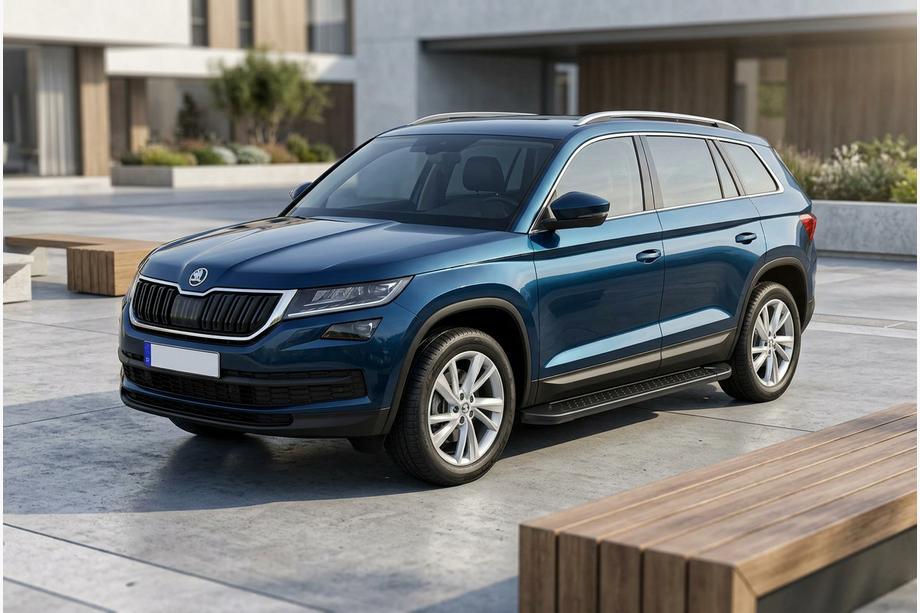 Skoda Kodiaq 2016–2023 Allmond Black zijtreden (2 st., aluminium) Image