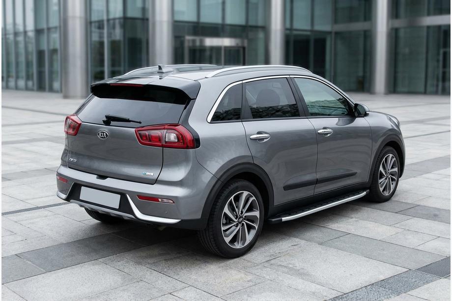 Kia Niro 2016–2021 Fullmond side steps (2 stuks, aluminium) Image