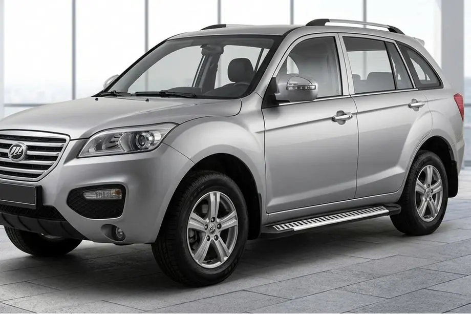 Lifan X60 2011– Line side steps (set van 2, aluminium) Image