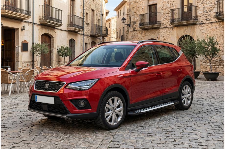 Seat Arona 2017– Line side steps (set van 2, aluminium) Image