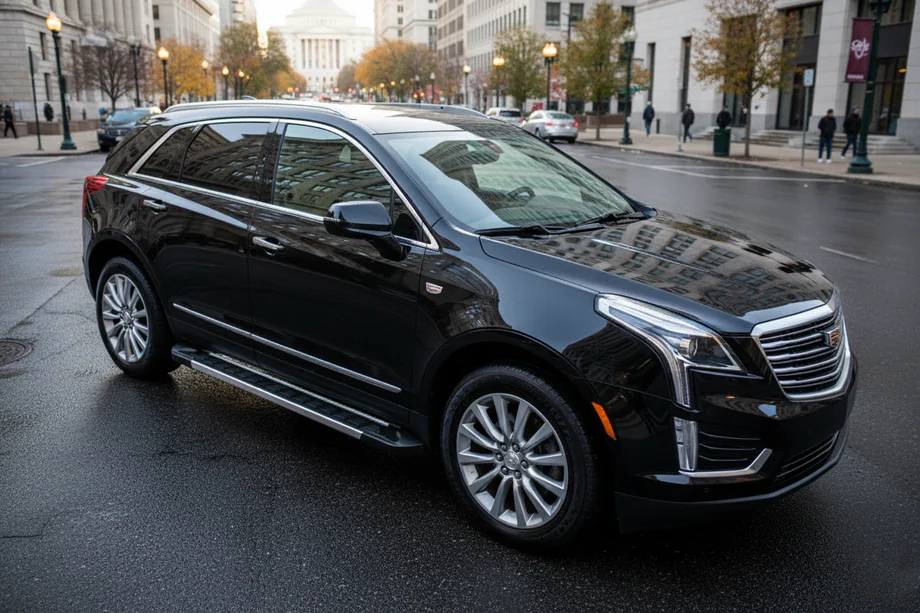 Cadillac XT5 2016– Side steps RedLine V1 (2 stuks, aluminium) Image