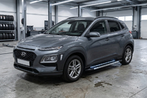 Hyundai Kona 2017–2023 Side steps RedLine V1 (2 stuks, aluminium) foto 1