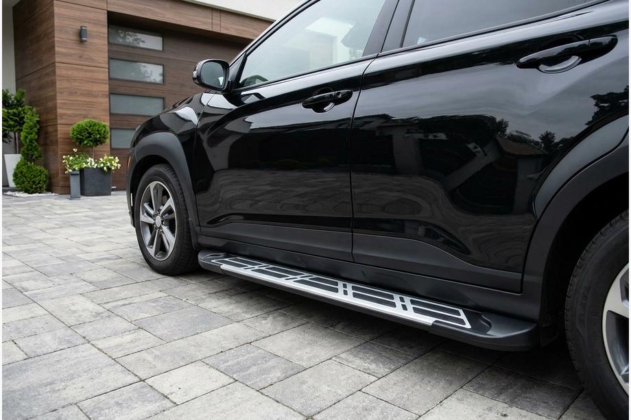 Hyundai Kona 2017–2023 Sunrise side steps (2 stuks, aluminium) Image