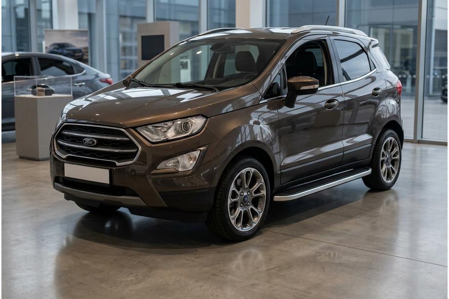 Ford EcoSport 2013–2022 Side steps Tayga Grey (set van 2, aluminium) Image