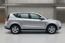 Geely Emgrand X7 2011– Side steps Tayga Grey (set van 2, aluminium) foto 1