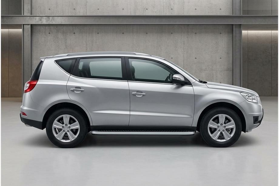 Geely Emgrand X7 2011– Side steps Tayga Grey (set van 2, aluminium) Image