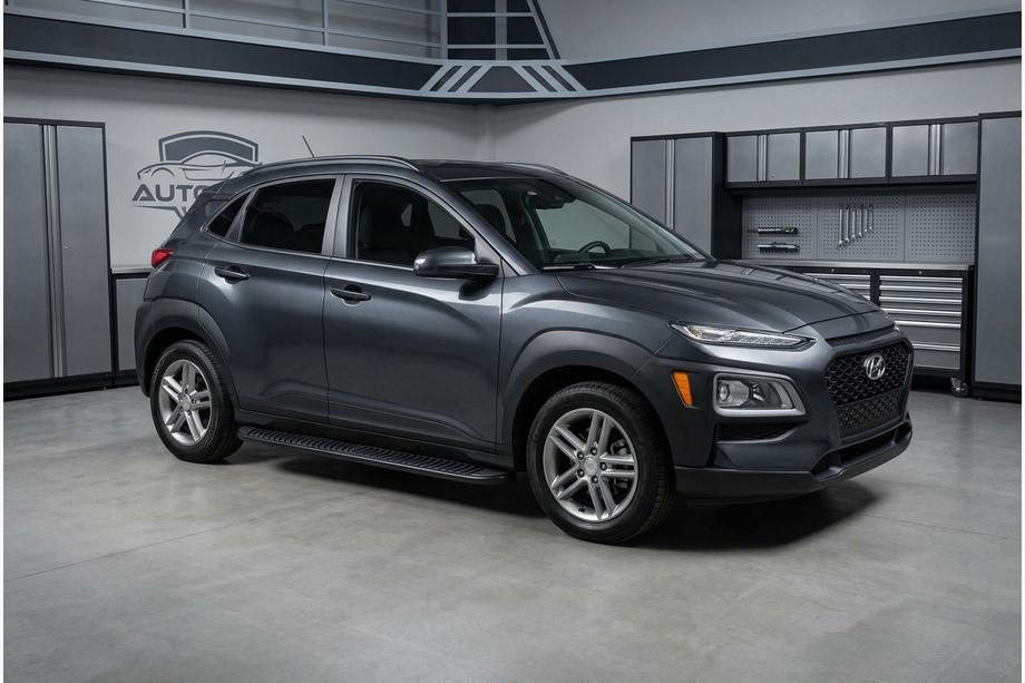 Hyundai Kona 2017–2023 Side steps Tayga Black (2 stuks, aluminium) Image