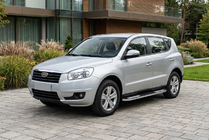 Geely Emgrand X7 2011– Tayga V2 side steps (2 stuks, aluminium) foto 1