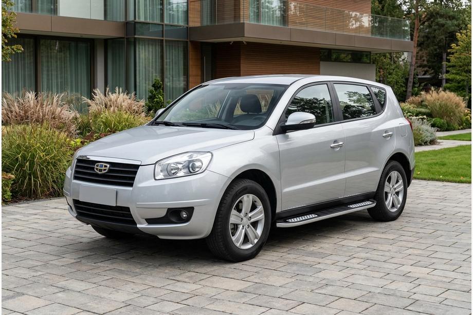 Geely Emgrand X7 2011– Tayga V2 side steps (2 stuks, aluminium) Image
