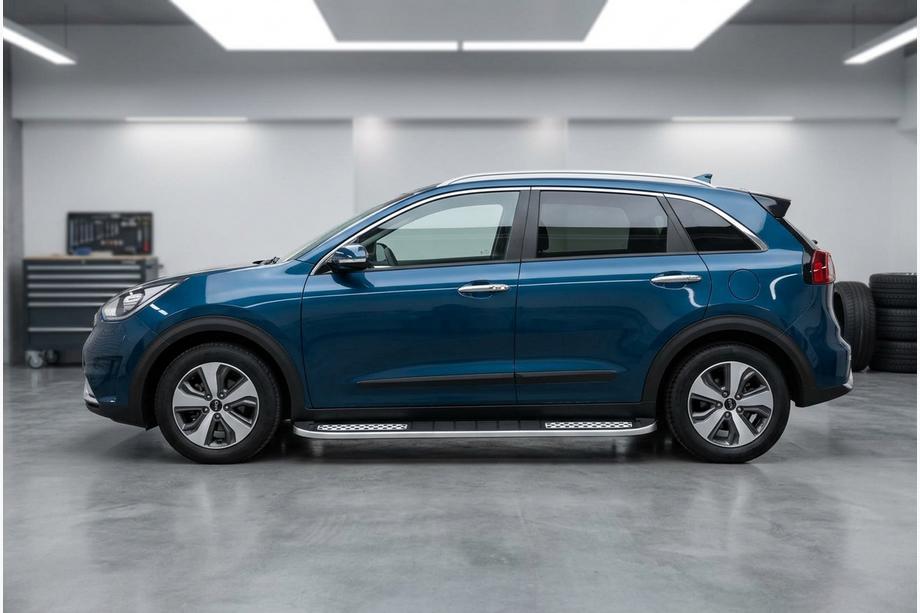 Kia Niro 2016–2021 Tayga V2 side steps (2 stuks, aluminium) Foto 1