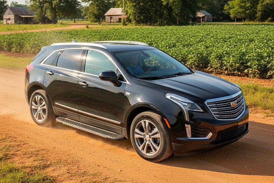 Cadillac XT5 2016– Side steps Bosphore Grey (set van 2, aluminium) Image