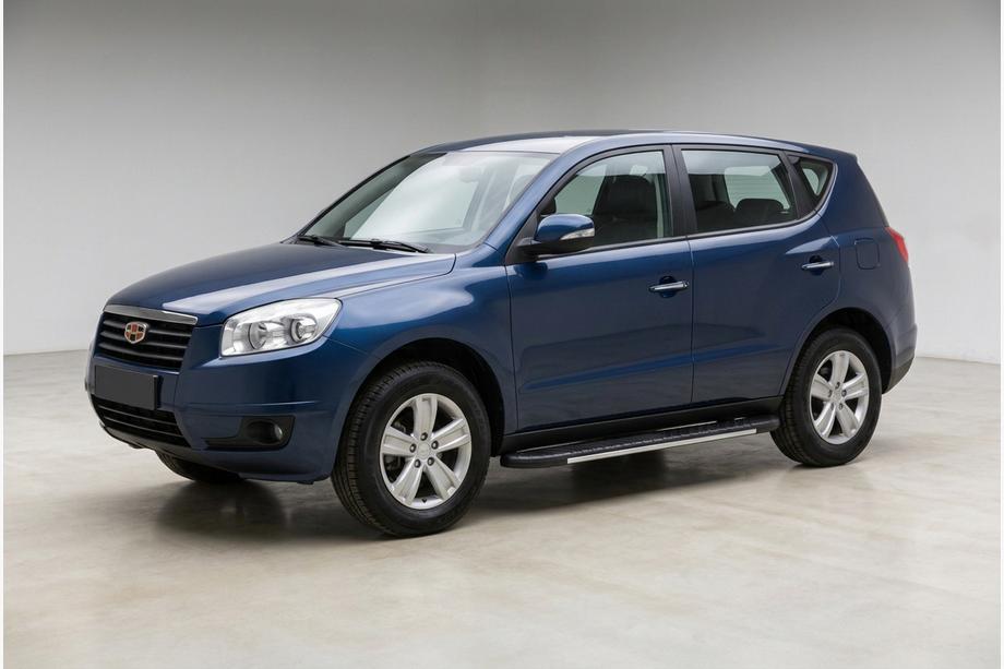 Geely Emgrand X7 2011– Side steps Bosphore Grey (set van 2, aluminium) Foto 1