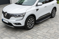 Renault Koleos 2016–2024 Side steps Bosphore Grey (set van 2, aluminium) foto 1
