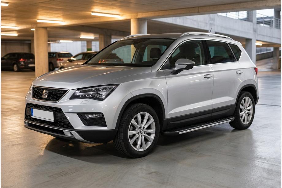 Seat Ateca 2016– Side steps Bosphore Grey (set van 2, aluminium) Image