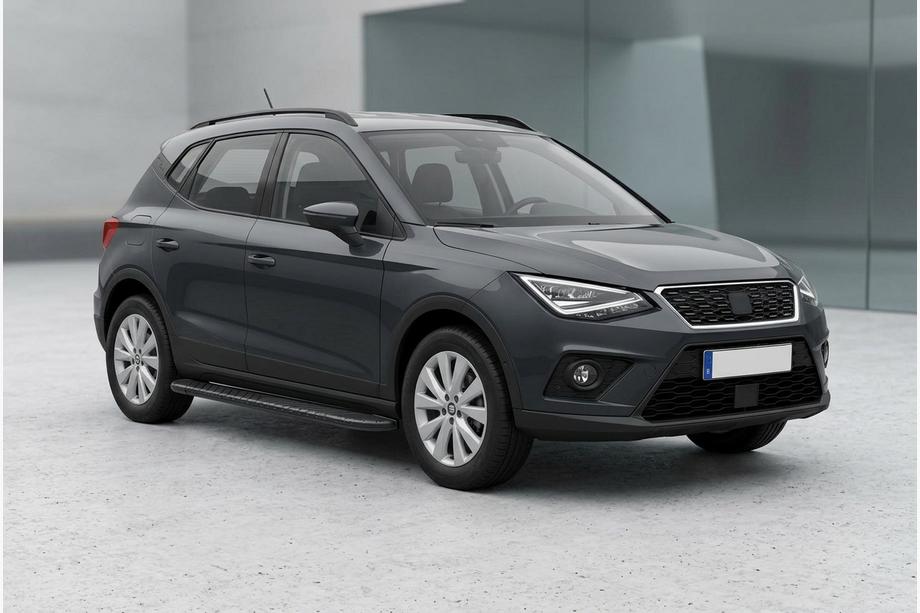 Seat Arona 2017– Side steps Bosphore Black (set van 2, aluminium) Image