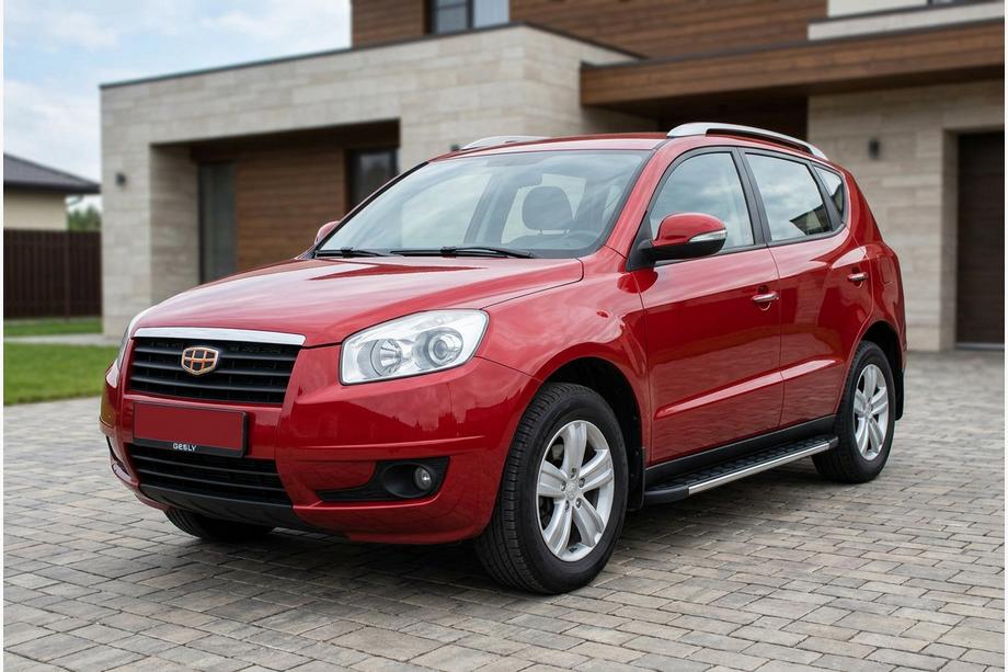 Geely Emgrand X7 2011– Duru zijtreden (set van 2, aluminium) Image