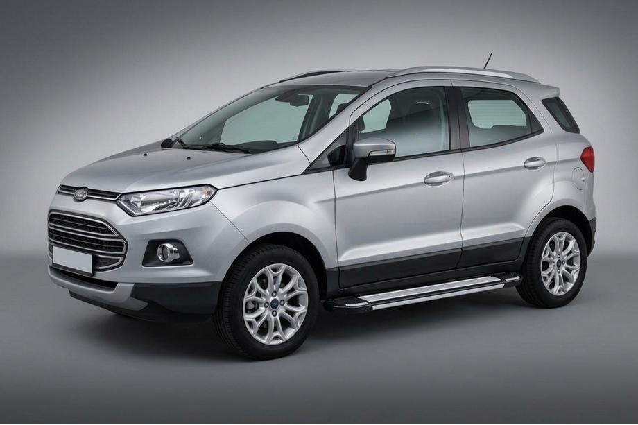 Ford EcoSport 2013–2022 Rainbow side steps (2 stuks, aluminium) Image